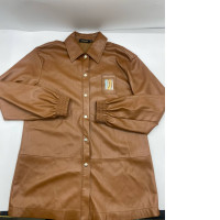 Women's jacket, medium brown, coat, front buttons Women's jacket, medium brown, coat, front buttons