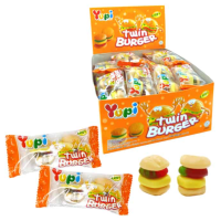 Set of 20 Yupi Twin Burger Gummy 