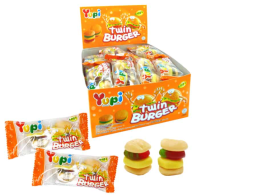 Set of 20 Yupi Twin Burger Gummy 