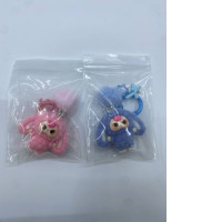 Set of 2 Doll keychain phone hanging 