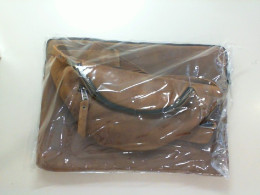 Leather folder and belt bag set