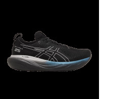 Asics Gel Nimbus 25 Platinum 'Black Pure Silver'