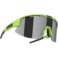 Matrix CAT 3 Sports Glasses Lime Green Frame Glass Smoke with Silver Mirror 52104-71, Lime Green-Smoke Silver