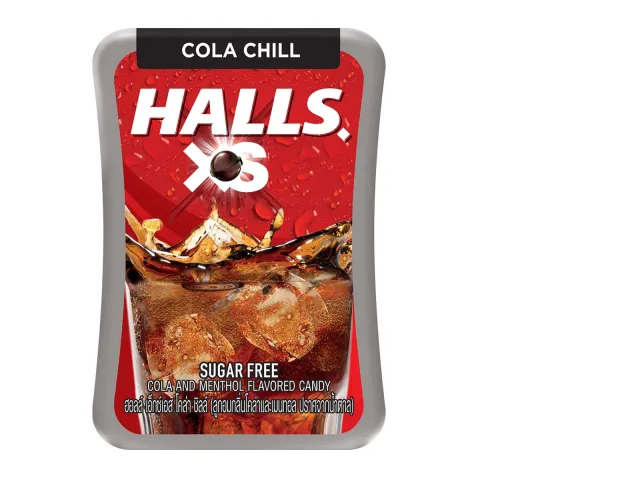 Hall XS Cola Chill Sugar-Free Candy with Cola and Menthol Flavor Hall XS Cola Chill Sugar-Free Candy with Cola and Menthol Flavor