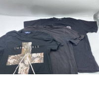 Set of 3 Black round neck t-shirt