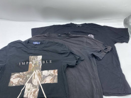 Set of 3 Black round neck t-shirt