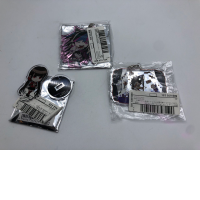 Set of 2 keychains and 1 acrylic stand