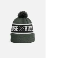 Set of 2  Loose Riders Pom Beanie sage-green