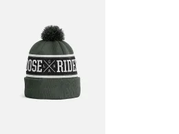Set of 2  Loose Riders Pom Beanie sage-green