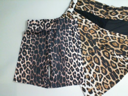 Set of 2 Leopard Shorts and Skirt Shorts