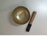 Metal bowl and mortar for grinding