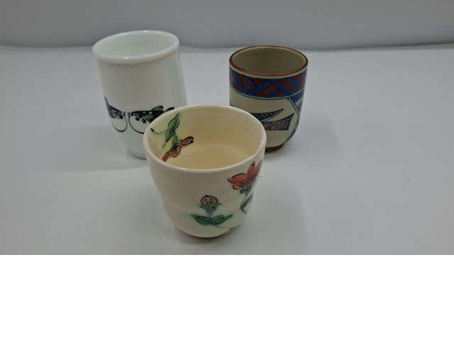Set of 3 Japanese tea glass Set of 3 Japanese tea glass