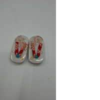 Set of 2 Glass Chopstick Rest