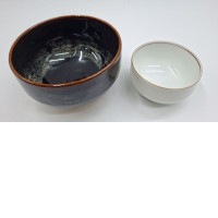 Set of 2 Glass, soup cup Set of 2 Glass, soup cup