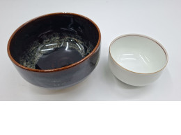 Set of 2 Glass, soup cup Set of 2 Glass, soup cup