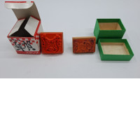Set of 2 Rubber stamp