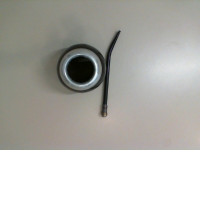 Souvenir bowl with a stirring shelf