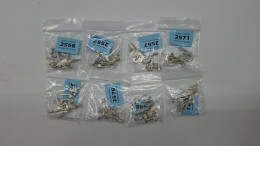 Set of 8 Small silver metal model parts Set of 8 Small silver metal model parts