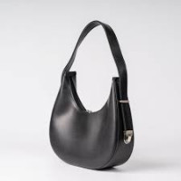 Women's black bag, leather