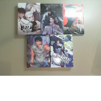 Set of 5 volumes, books in Thai. Detectives, comics