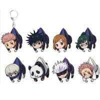 Set of jujutsu kaisen keychains