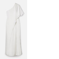 Asymmetric Neckline Draped Flow Jumpsuit