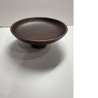 Dark brown fruit plate