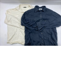 Set of 2 Black and white long-sleeved shirt