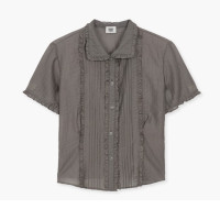 Dark grey women's shortsleeved shirt 