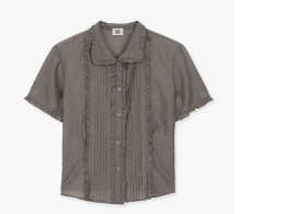 Dark grey women's shortsleeved shirt 