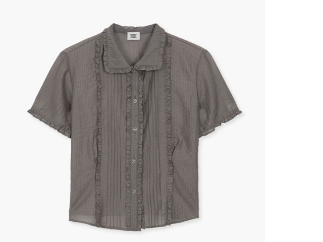 Dark grey women's shortsleeved shirt Dark grey women's shortsleeved shirt