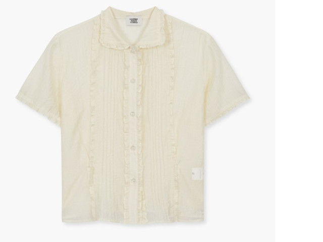 Light beige women's shortsleeved shirt Light beige women's shortsleeved shirt