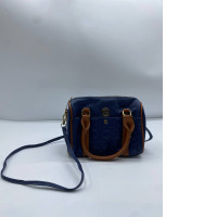 Dark blue women's hand bag