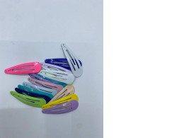 Set of colourful hairclips