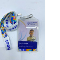 Student hanging sign