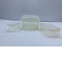 Set of clear containers