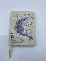 Notebook with fish print