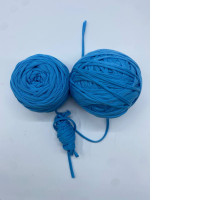 Set of 3 Blue crochet tape yarn 