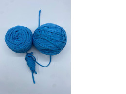 Set of 3 Blue crochet tape yarn 