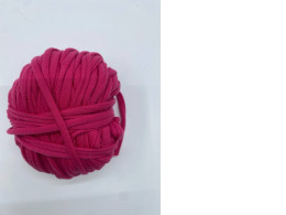 Crochet tape yarn, pink