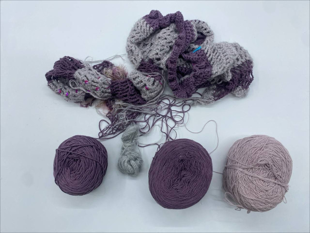 Set of 5 Crocheted yarn Set of 5 Crocheted yarn