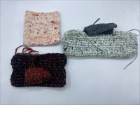 Set of  3 Crochet handbag