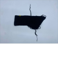 Black knitted scarf Black knitted scarf