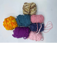 Set of 7 Tape yarn for crochet Set of 7 Tape yarn for crochet