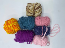 Set of 7 Tape yarn for crochet