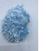 Light blue knitted yarn