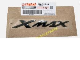 B74-F173B-20 YAMAHA X-MAX250 X-MAX300 X-MAX400 GENUINE BLACK 3D EMBLEM (QTY 2)