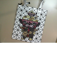 White bag with a pattern White bag with a pattern