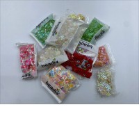 Big Set  flat rainbow flakes