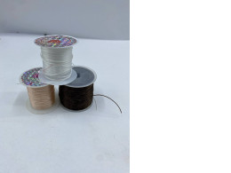Set of 3 Beaded elastic thread